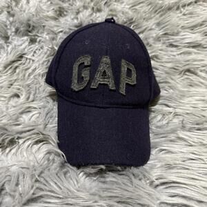 GAP Navy Blue Baseball Hat Adjustable Felt Logo Cap Casual Classic Men’s